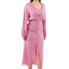 Multicolor Marabou Casual Dress