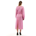 Multicolor Marabou Casual Dress