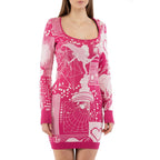 Multicolor Viscose Casual Dress