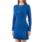 Multicolor Wool Casual Dress