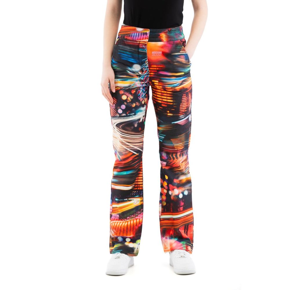 Multicolor Cotton Jeans Denim