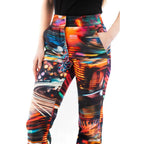 Multicolor Cotton Jeans Denim