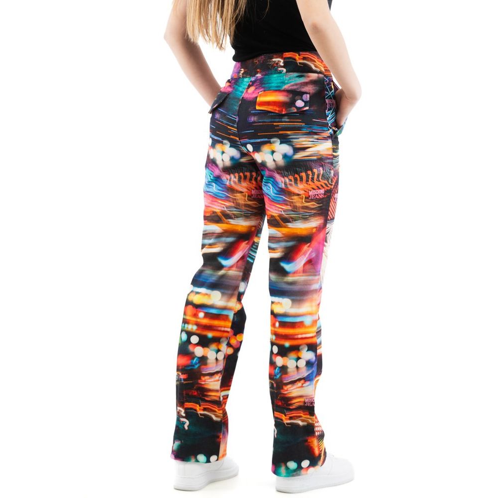 Multicolor Cotton Jeans Denim