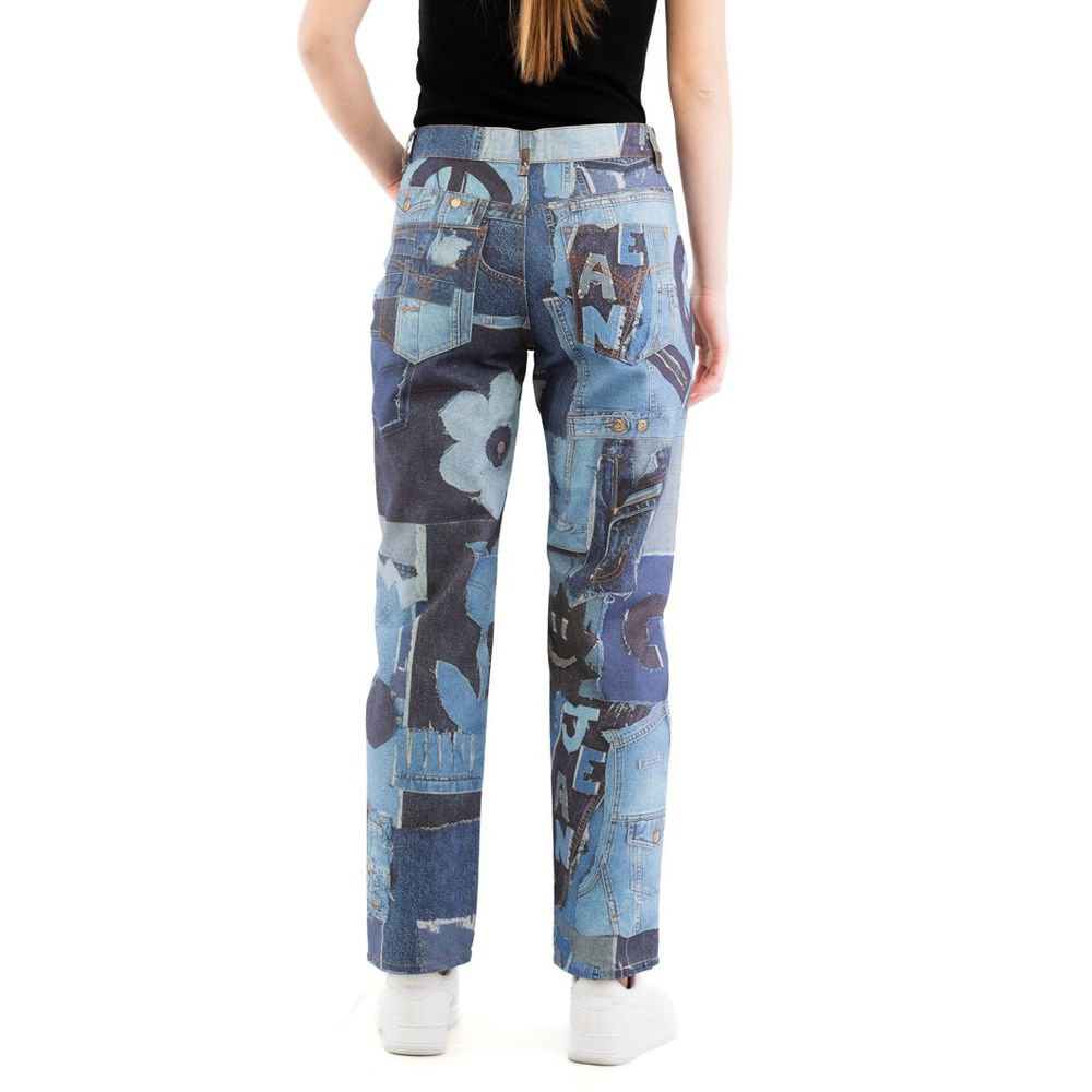 Multicolor Cotton Jeans Denim