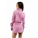 Multicolor Cotton Casual Dress