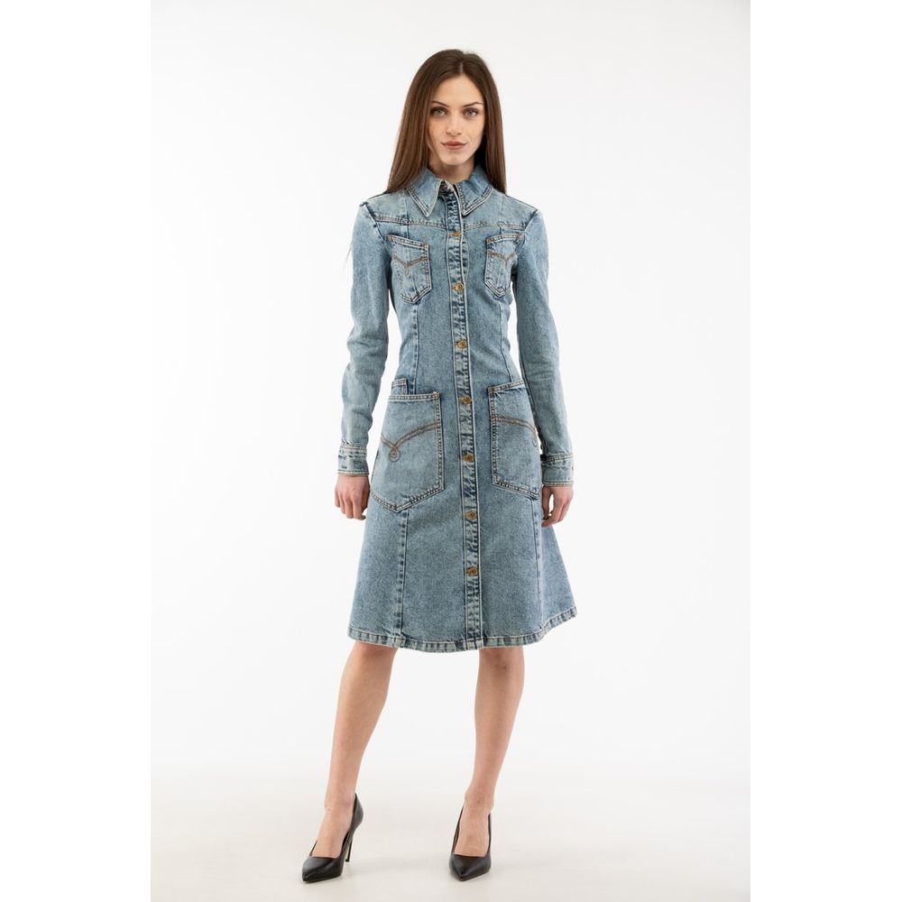 Multicolor Cotton Casual Dress