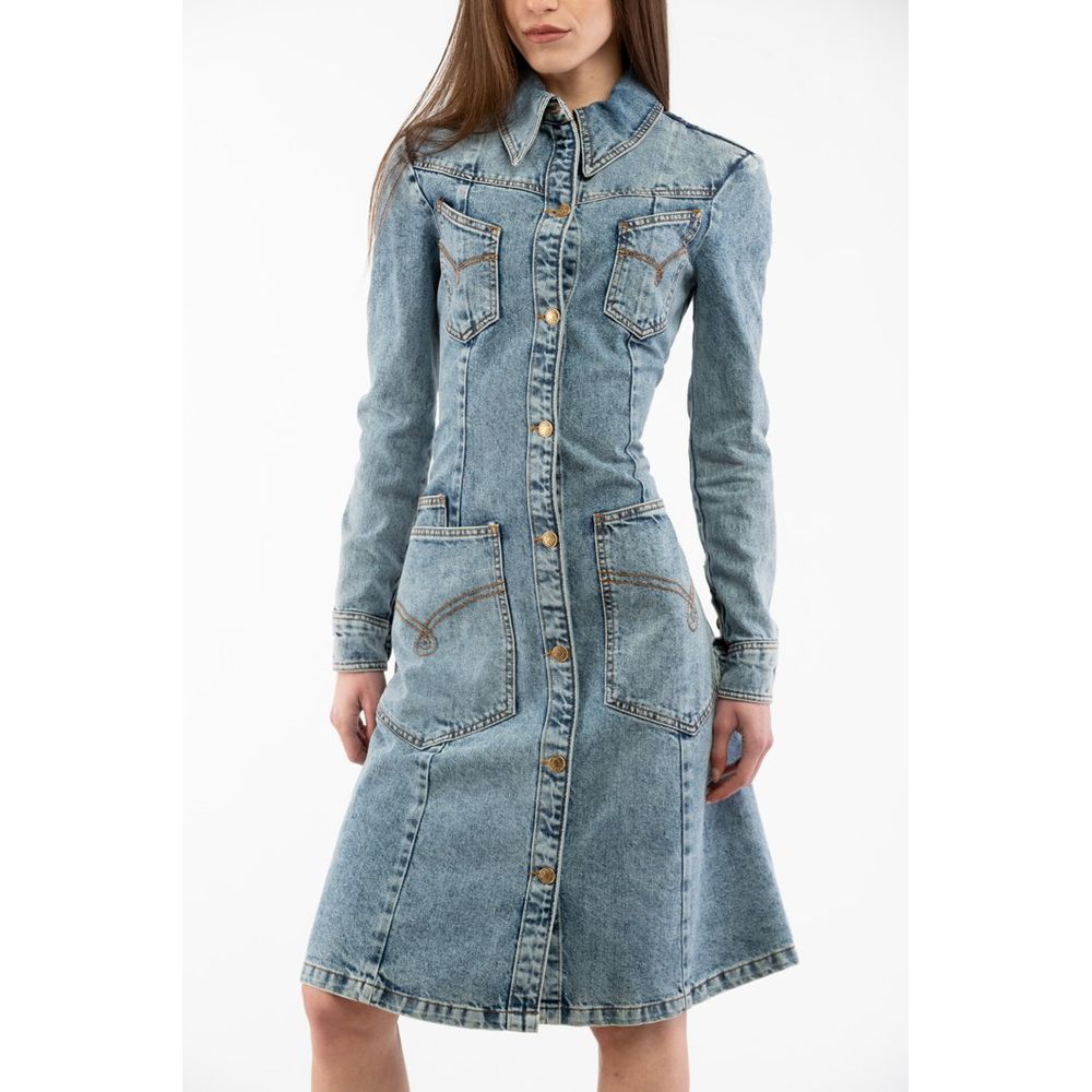 Multicolor Cotton Casual Dress