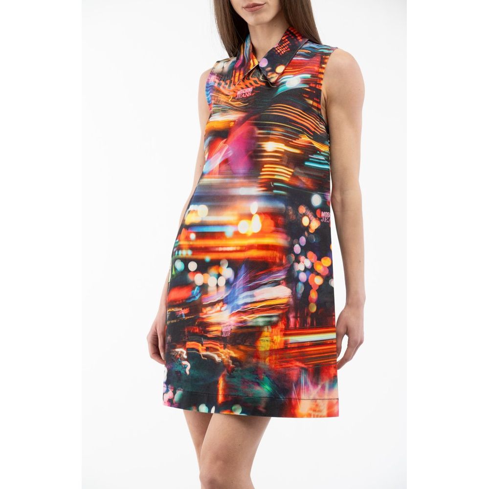 Multicolor Cotton Casual Dress