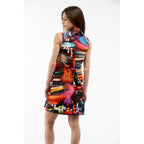 Multicolor Cotton Casual Dress