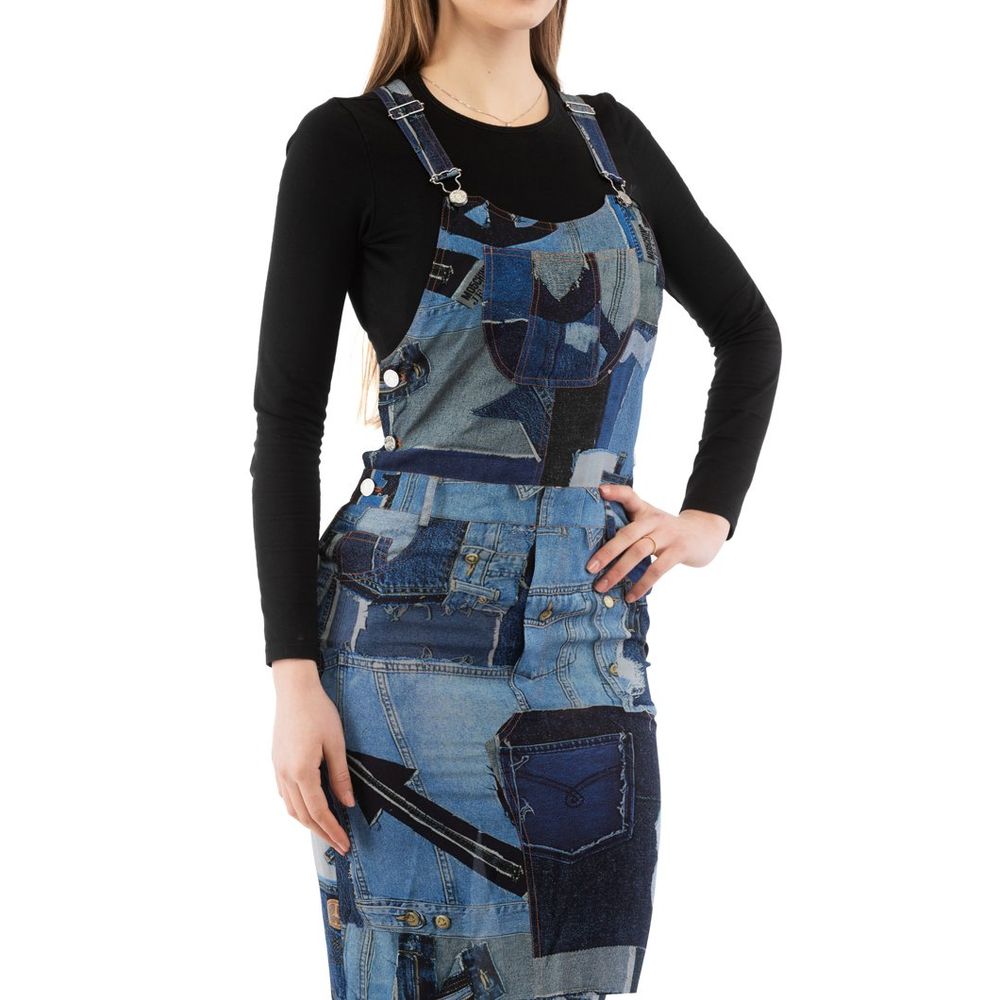 Multicolor Viscose Cropped Jeans