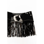 Multicolor Polyester High-Waist Belt