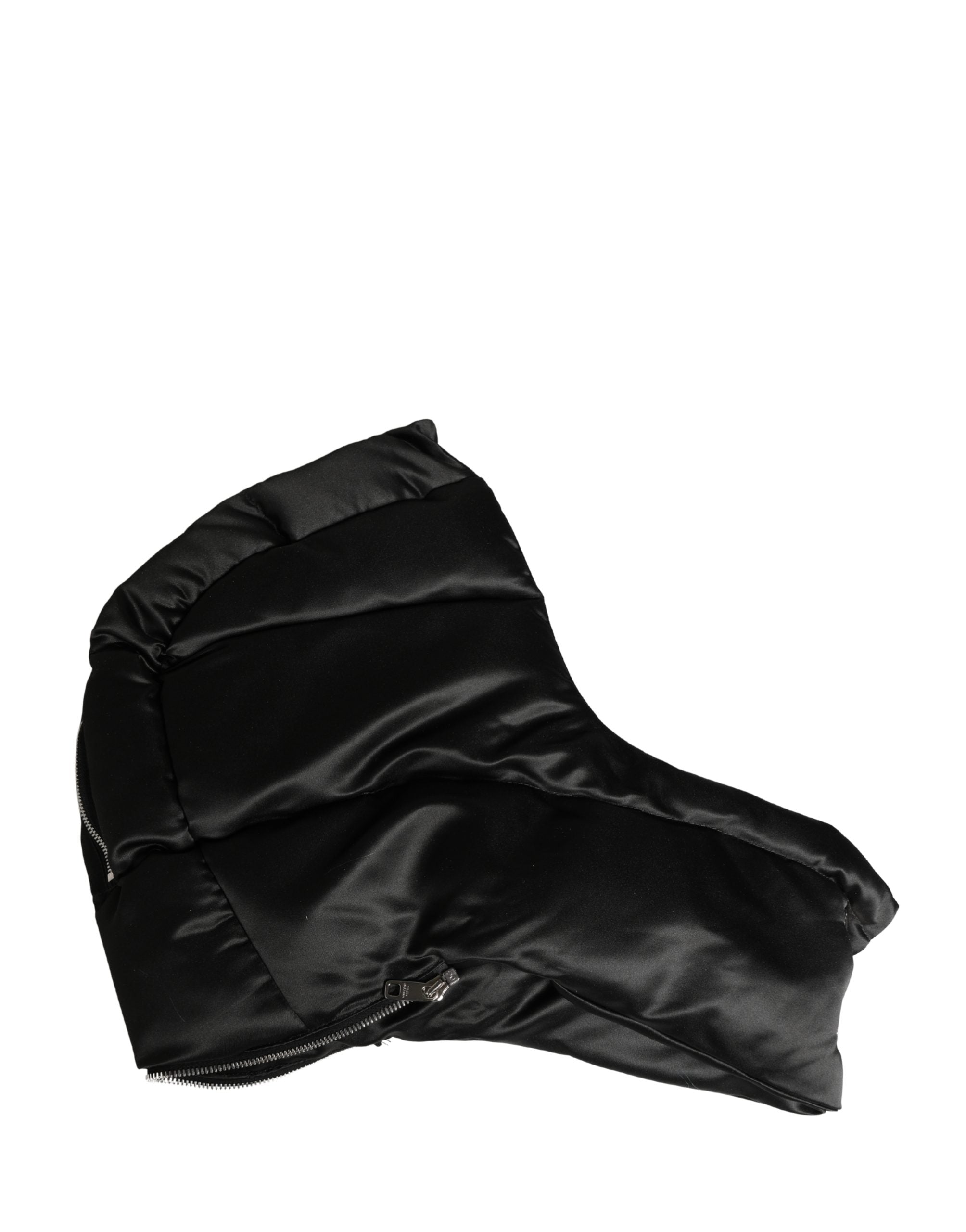Black Polyester Whole Head Wrap Capello Hat