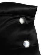 Black Polyester Whole Head Wrap Capello Hat