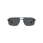 Black Stainless Steel Sunglasses
