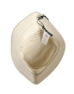 Men White Cotton Bucket Fisherman Capello Hat