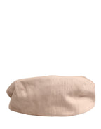 Men Beige Cotton Newsboy Cloth Capello Hat