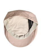 Men Beige Cotton Newsboy Cloth Capello Hat
