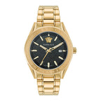 Gold Stainless Steel Dress Watch