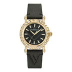 Black Fur Dress Watch