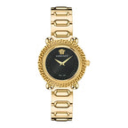 Gold Stainless Steel Dress Watch