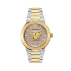Gold Stainless Steel Dress Watch