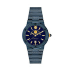 Blue Stainless Steel Dress Watch