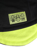 Men Black Polyester Knitted Bucket Capello Hat