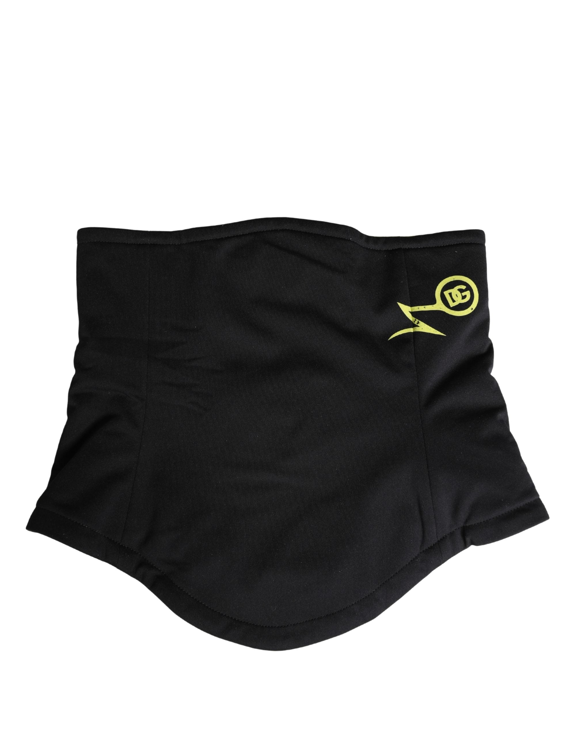 Men Black Polyester Knitted Bucket Capello Hat