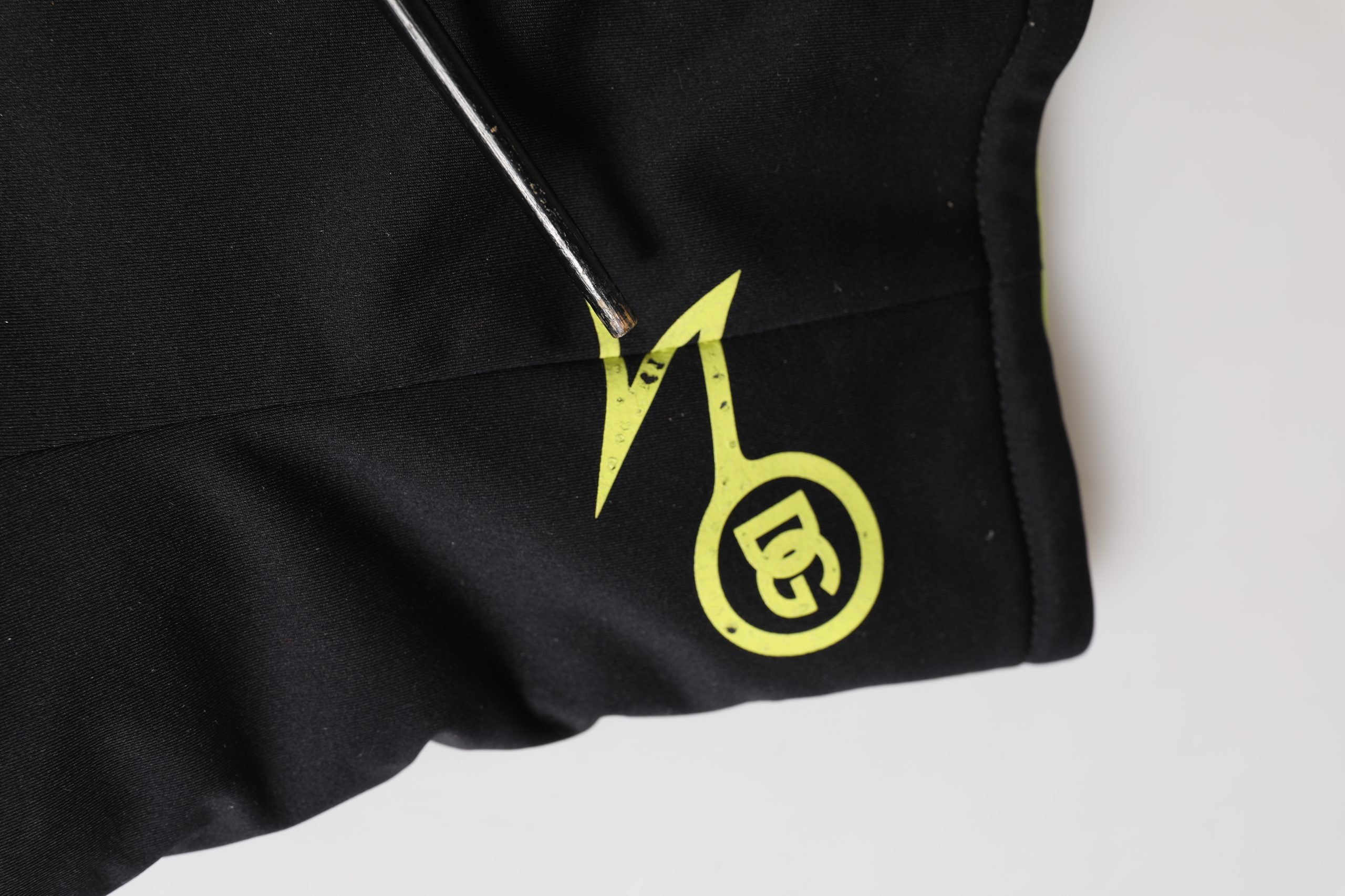 Men Black Polyester Knitted Bucket Capello Hat