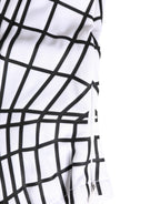 Men White Stripes Nylon Ski Mask Balaclava Hat