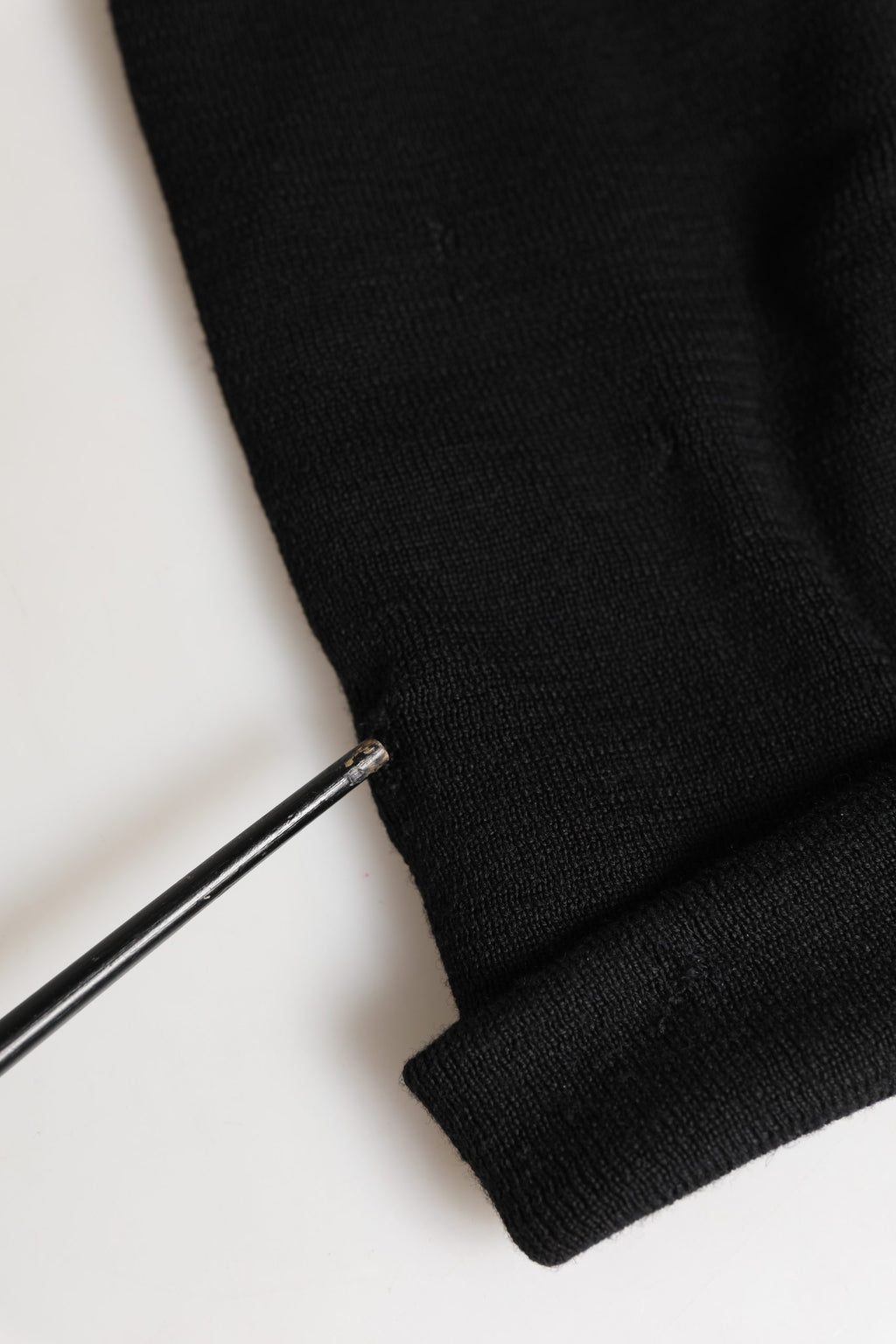 Men Black 100% Wool Winter Warmer Beanie Capello Hat