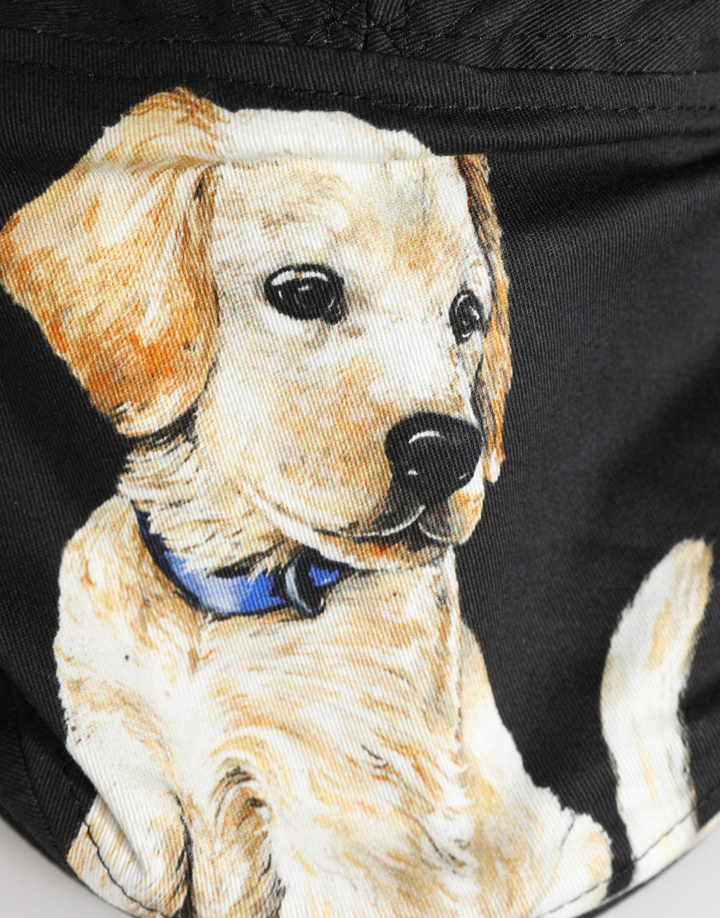 Men Black Dog Cotton Newsboy Cloth Capello Hat