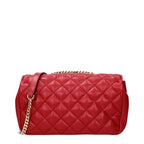Red Leather Shoulder Bag