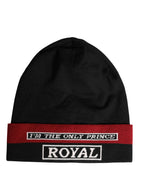 Black Cuffed "I'M THE ONLY PRINCE ROYAL" Beanie Hat