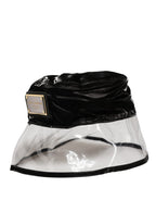 Black Nylon Plastic Fisherman Bucket Capello Hat