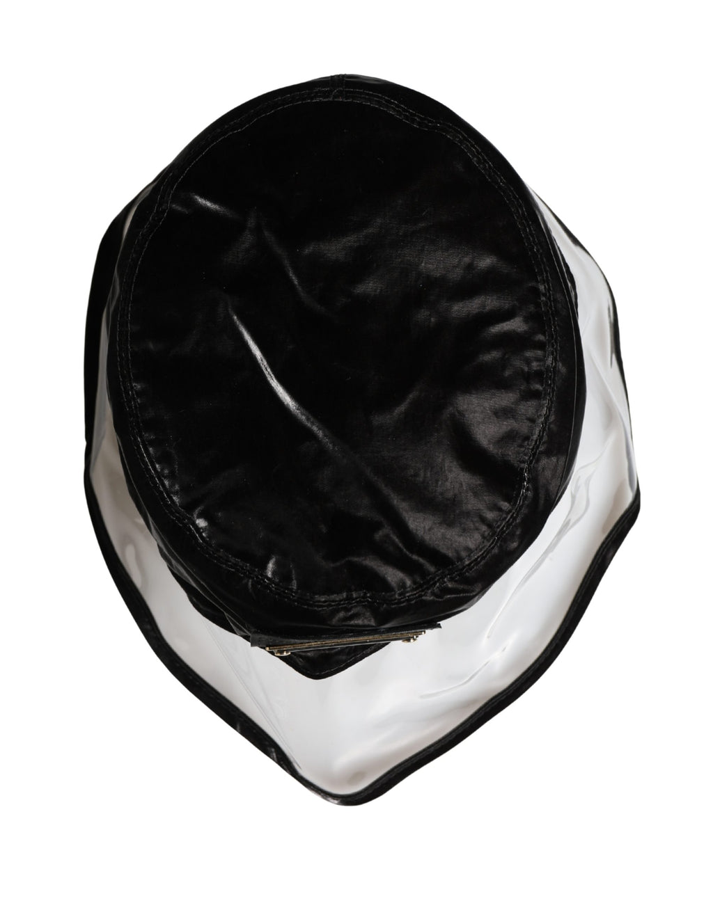 Black Nylon Plastic Fisherman Bucket Capello Hat