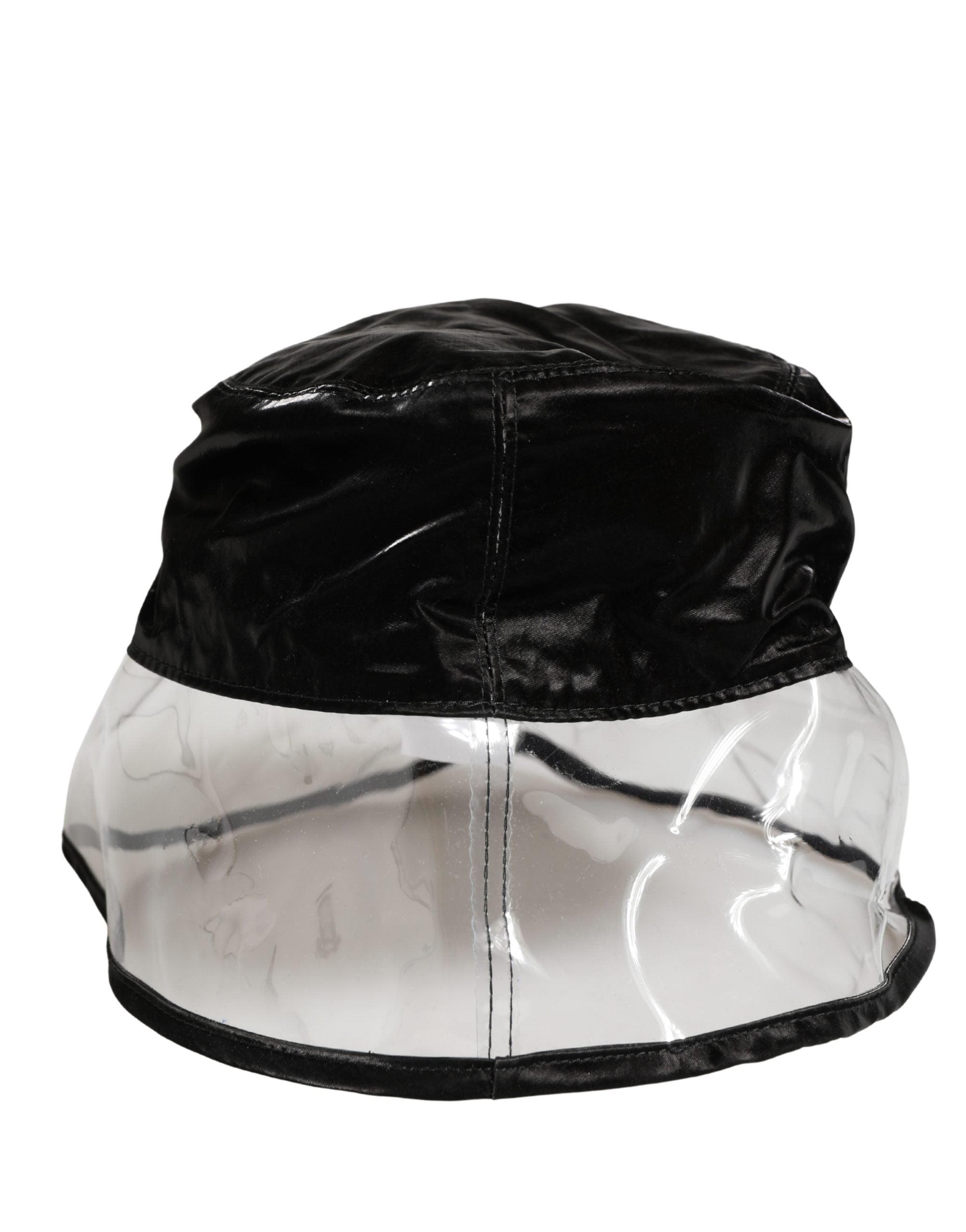 Black Nylon Plastic Fisherman Bucket Capello Hat