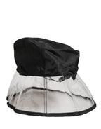 Men Black Plastic Fisherman Bucket Capello Hat