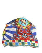 Multicolor Carretto Motif Turban Headwear Hat