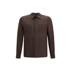 Brown Polyamide Shirt