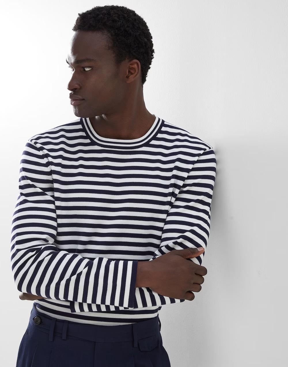 Navy Blue Cotton Sweatshirt