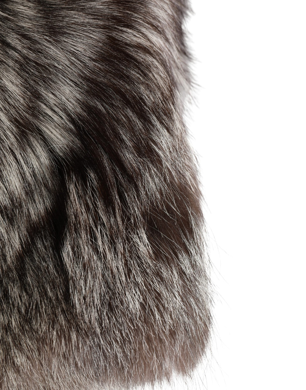 Brown Faux Fur Whole Head Wrap Capello Hat