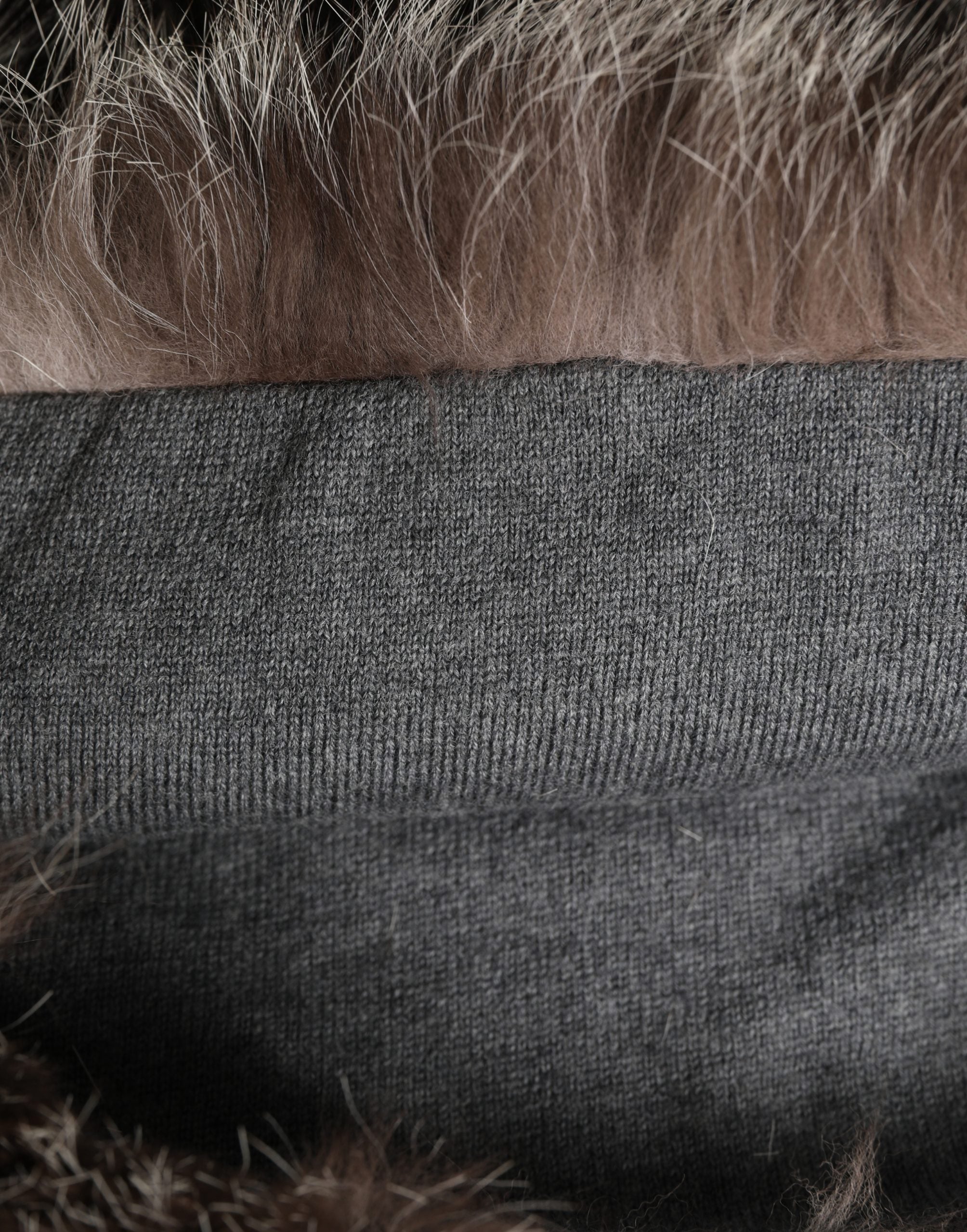 Brown Faux Fur Whole Head Wrap Capello Hat