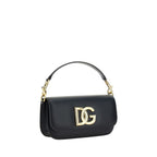 Black Calf Leather Bos Taurus Handbag