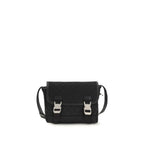 Black Polyester Shoulder Bag