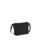 Black Polyester Shoulder Bag