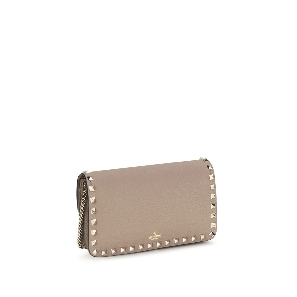 Beige Calf Leather Bos Taurus Wallet