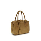 Beige Calf Leather Bos Taurus Handbag