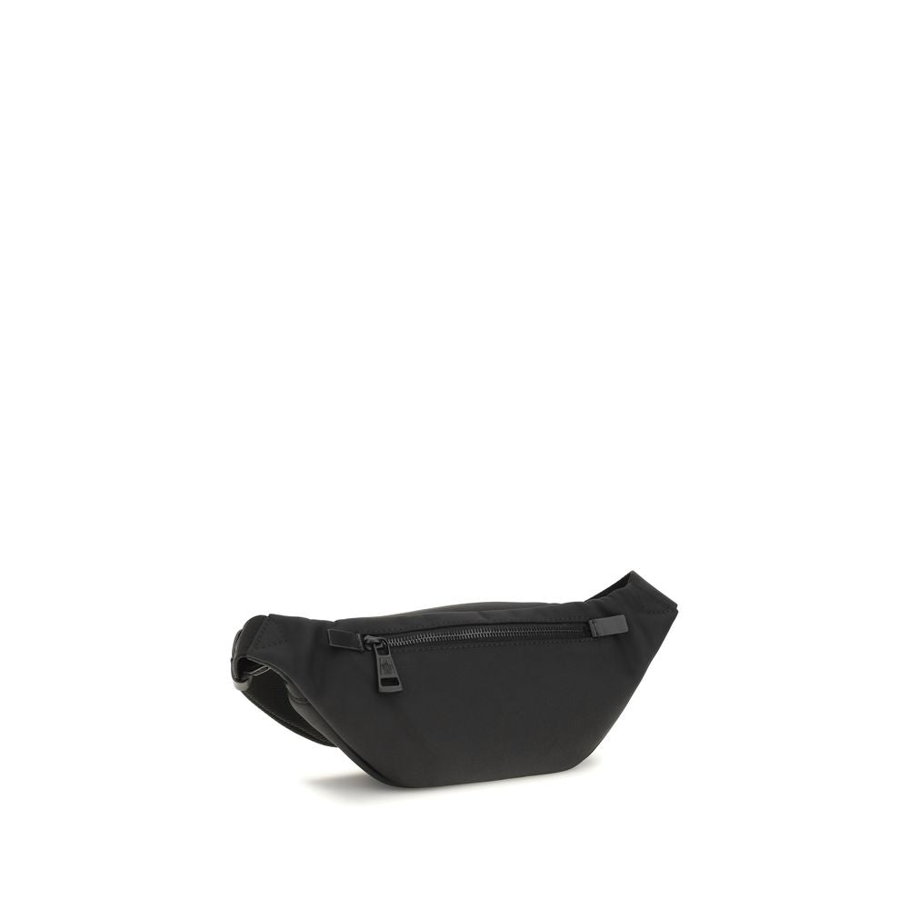 Black Polyamide Shoulder Bag