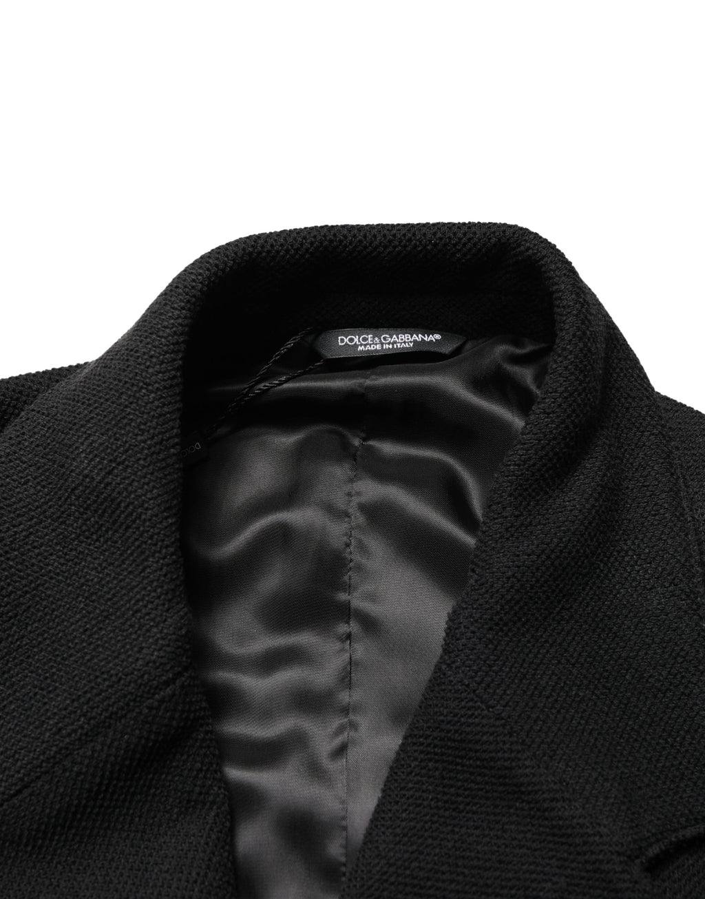 Black Double Breasted 2 Buttons Suit Jacket